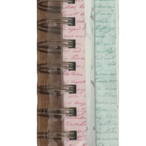 Pink Floral Journal Spiral Binding Hardcover 120 Lined Pages NEW - Picture 3 of 4